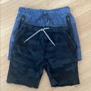 Camouflage short set: Blue and Black (CAMO)